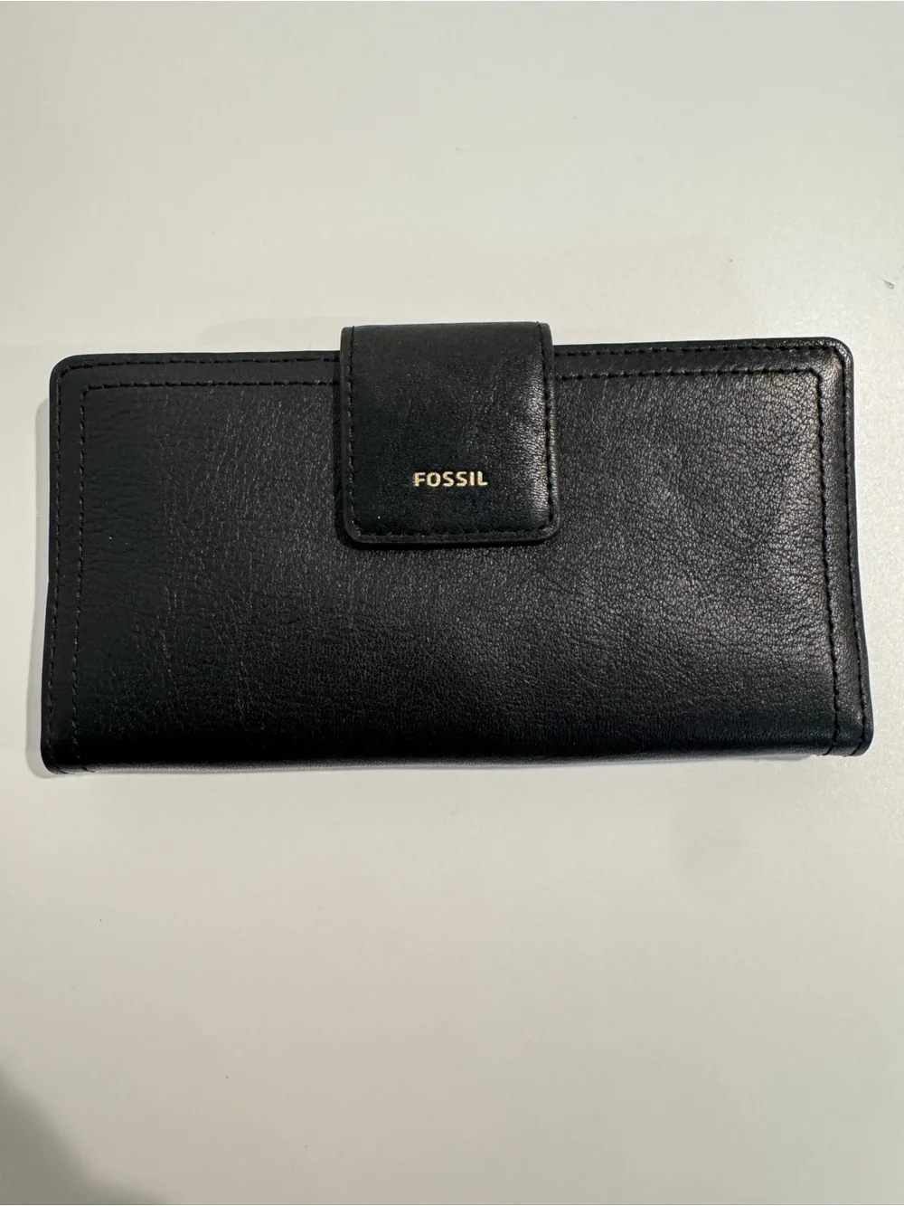 Fossil Black Leather RFID Women's Wallet
